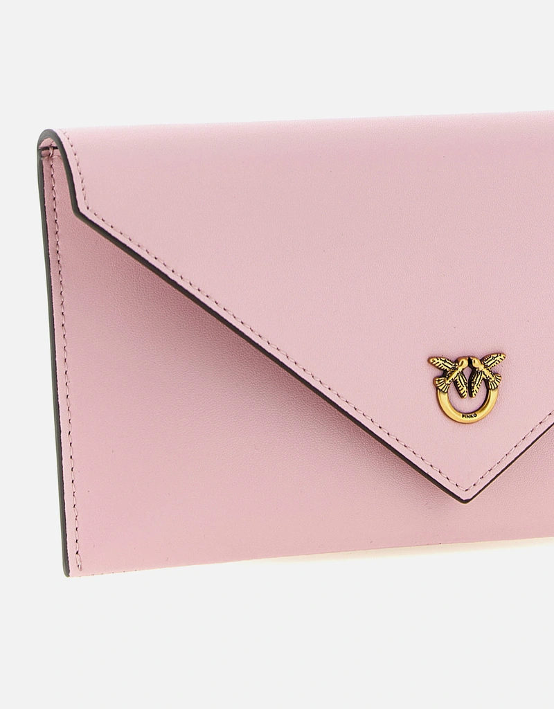 Pinko スモールスムースレザーエンベロープクラッチバッグ () IFCHIC.COM