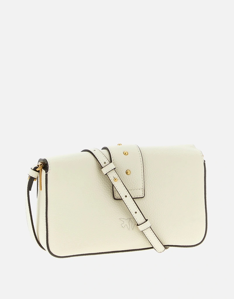 Pinko Love One Mini グレイニー レザー 斜め掛けバッグ () IFCHIC.COM