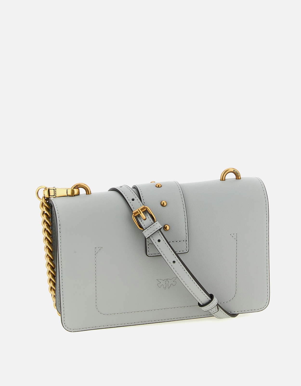 Pinko ラブ ワン ミニ レザー 小型 クロスボディバッグ () IFCHIC.COM