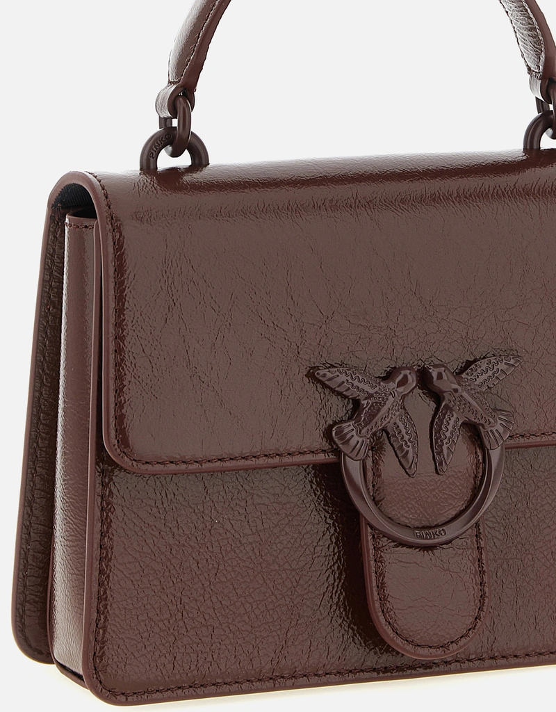 Pinko Mini Love One Light Lamb Leather Handbag () IFCHIC.COM