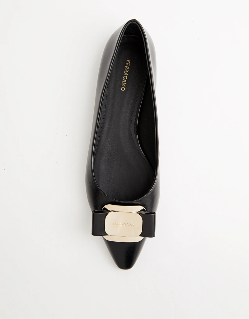 Salvatore Ferragamo New Vara Nappa バレエシューズ (フラット