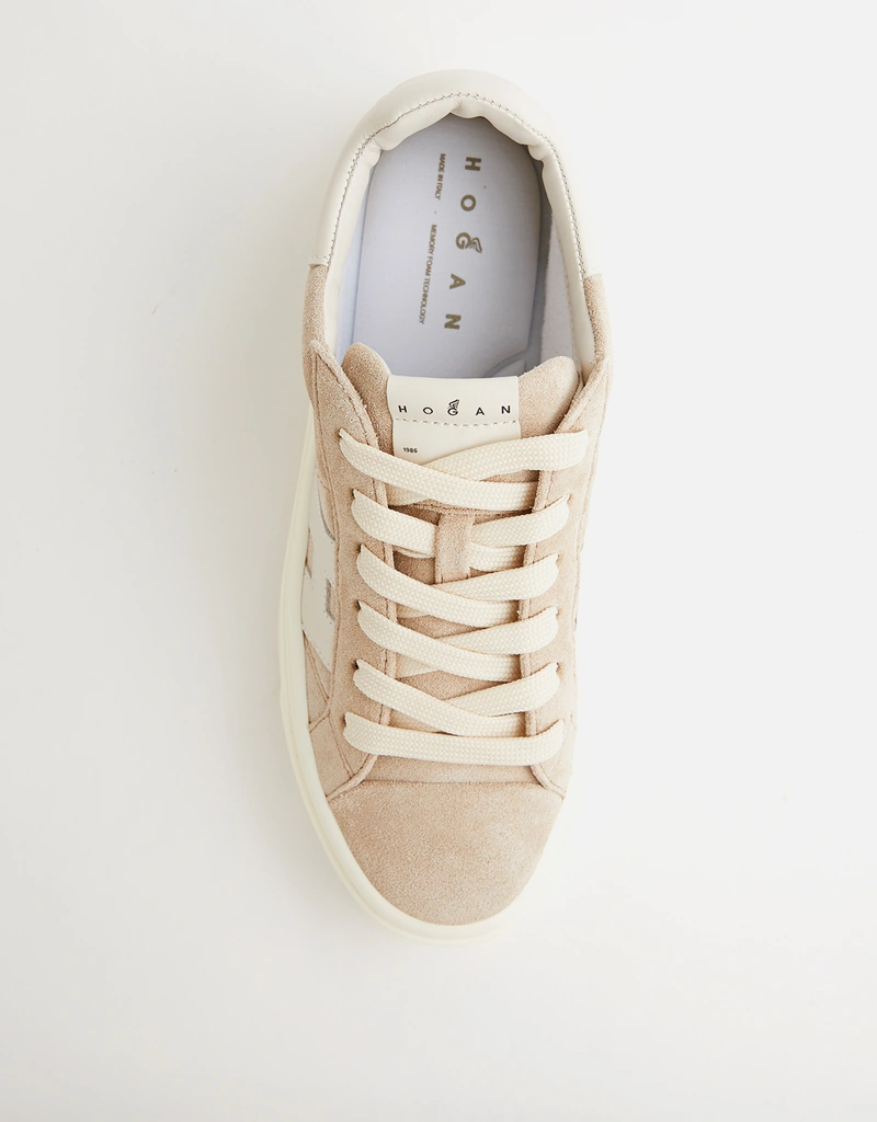 HOGAN　ホーガン　スニーカー　スエード　ベージュ　サイズ37(24cm相当) 女性 Sneakers ホーガン インタラクティブ スニーカー