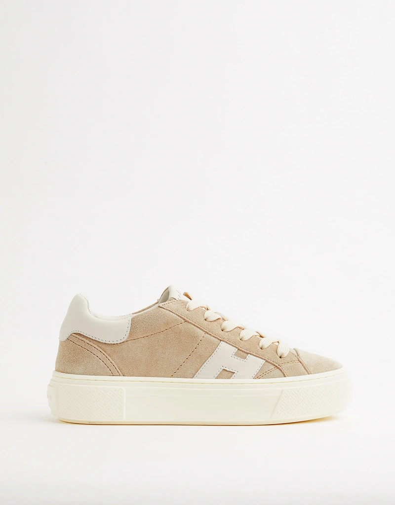 HOGAN　ホーガン　スニーカー　スエード　ベージュ　サイズ37(24cm相当) Hogan ベージュスエードスニーカー () IFCHIC.COM