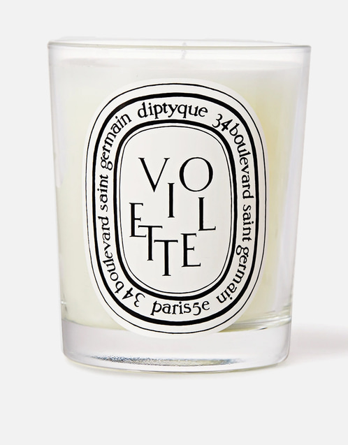 Diptyque キャンドル VIOLETTE 190g + キャンドルカバー Diptyque Violette Scented Candle 190g (Candles) IFCHIC.COM