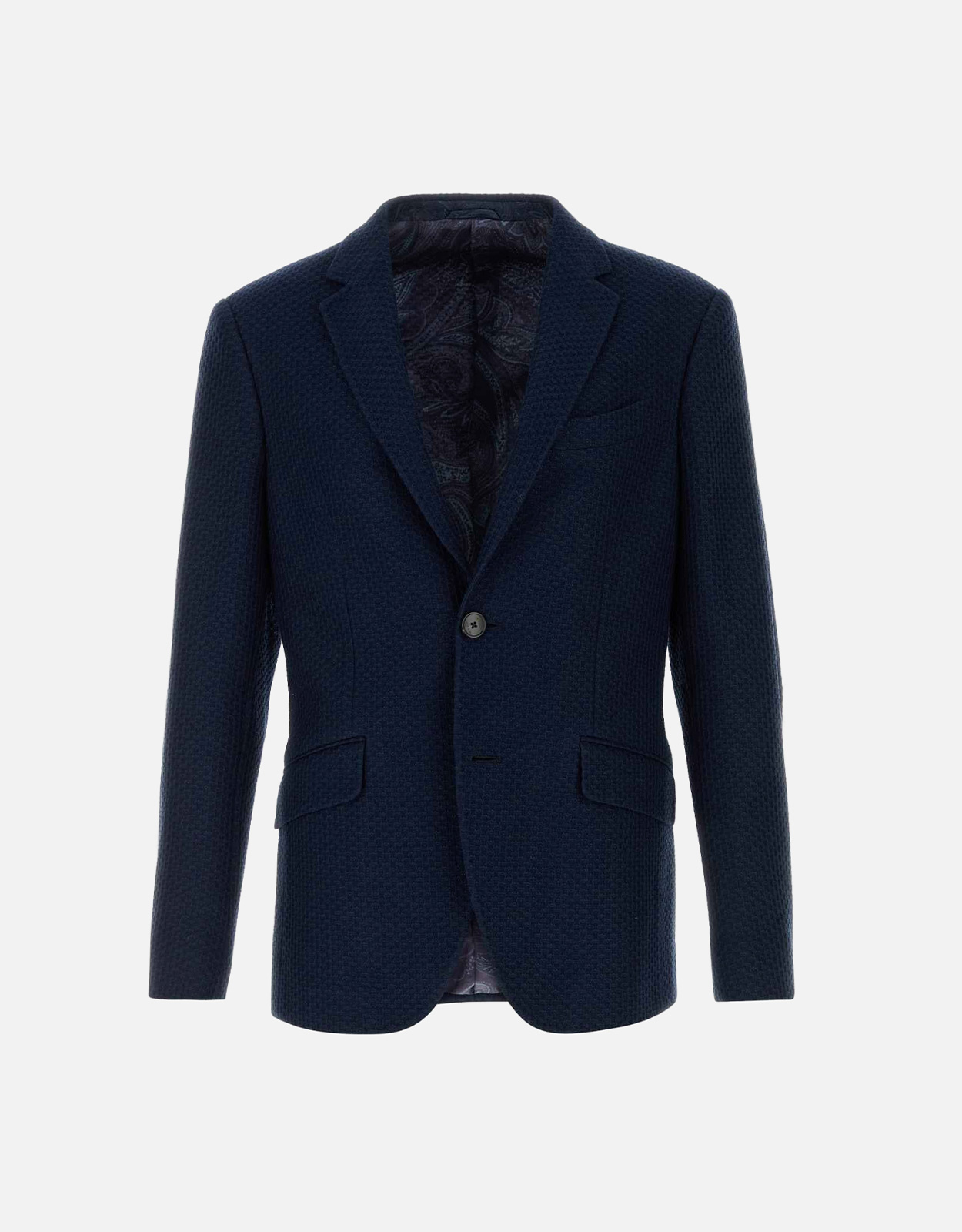 ETRO Etro Men's Worked Weave Cotton Jersey Jacket - IT 48　エトロ メンズ ワーク ウィーブ コットン ジャージ ジャケット - IT 48