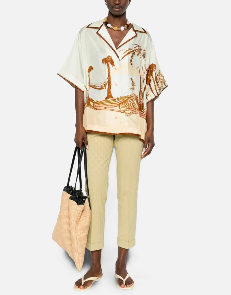 Etro コットンジャカードマイクロペイズリータイトパンツ (すべての Etro コットンジャカードマイクロペイズリータイトパンツ (すべての