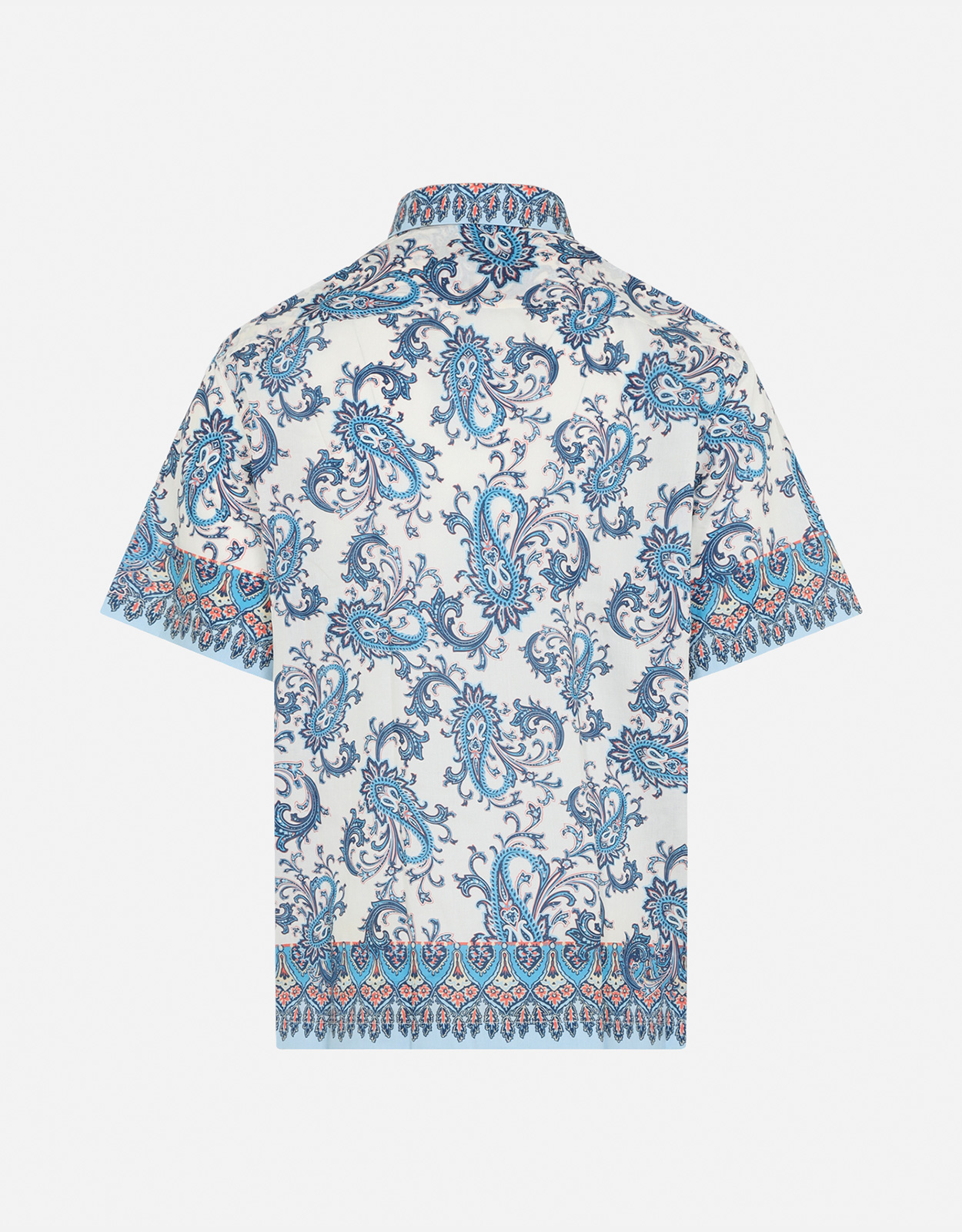 Etro メンズ コットンモスリン フローラル ペイズリー オーバーサイズ
