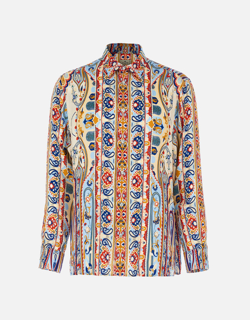 Etro メンズペイズリープリントシャツ (すべての新品) IFCHIC.COM