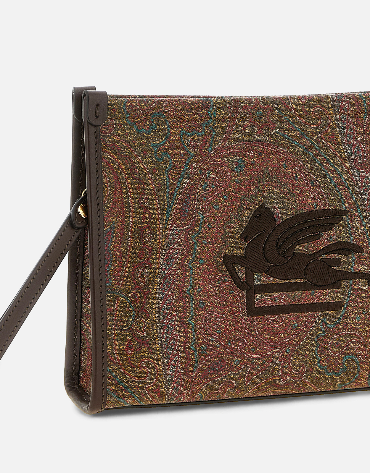 Etro 中型ペイズリー絎縫クラッチバッグ () IFCHIC.COM