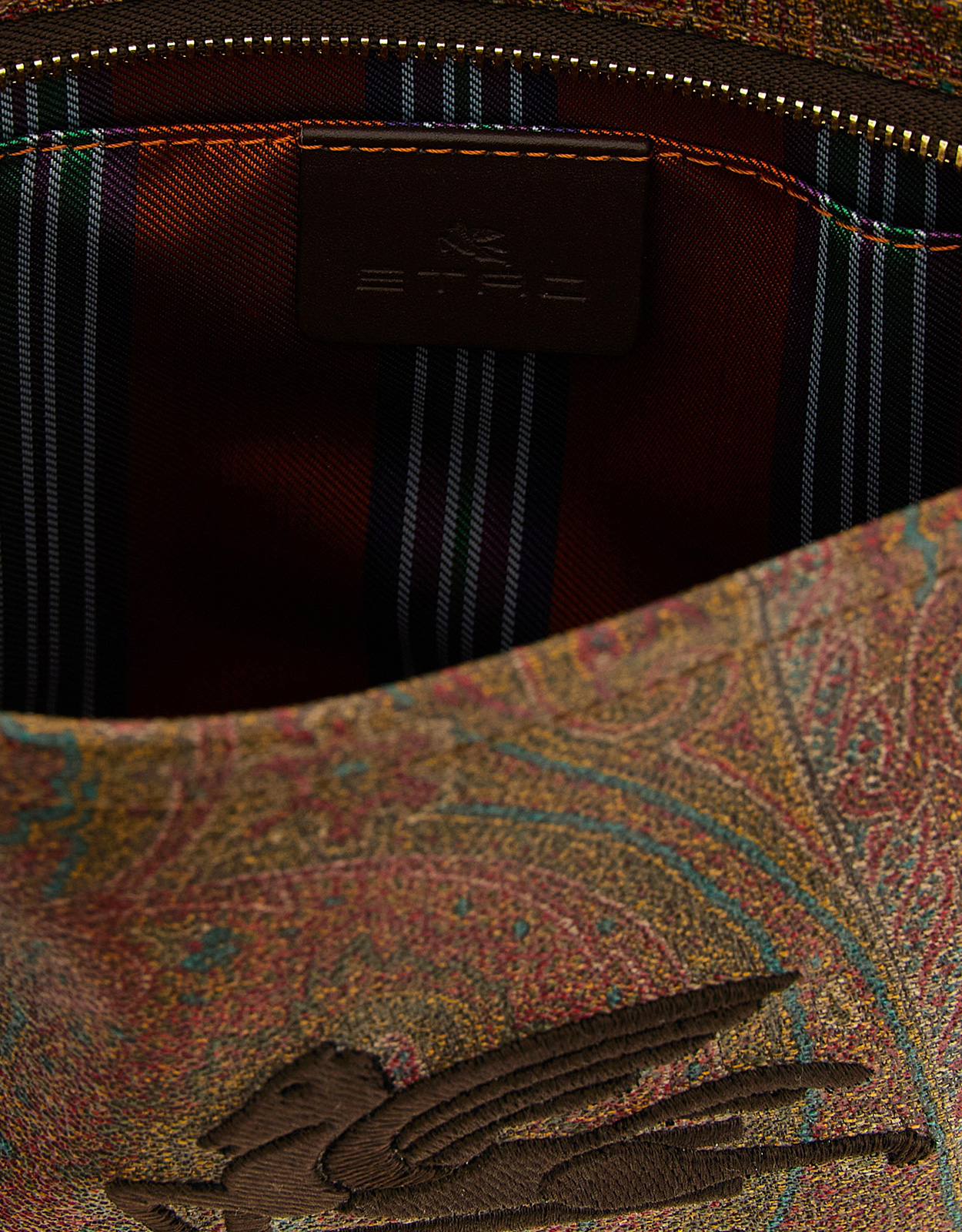Etro 中型ペイズリー絎縫クラッチバッグ () IFCHIC.COM