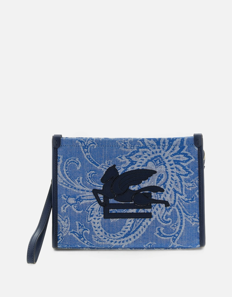 Etro ペイズリージャカードクラッチバッグ () IFCHIC.COM