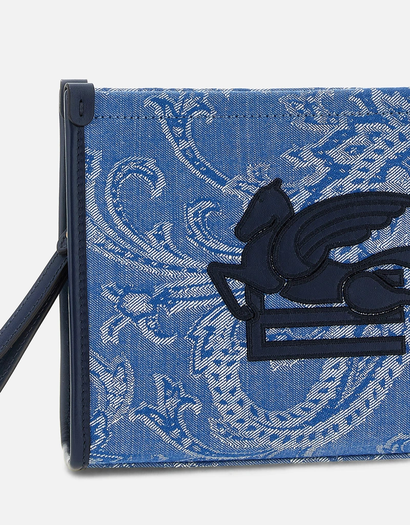 Etro ペイズリージャカードクラッチバッグ () IFCHIC.COM