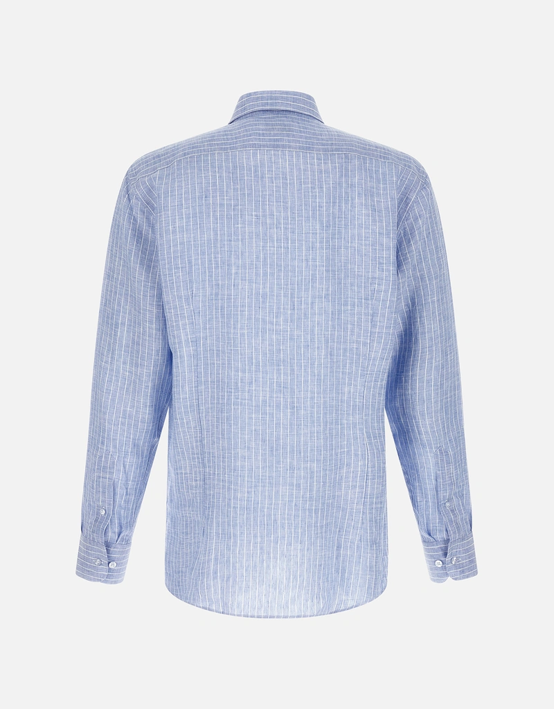 Etro メンズストライプリネンシャツ (すべての新品) IFCHIC.COM