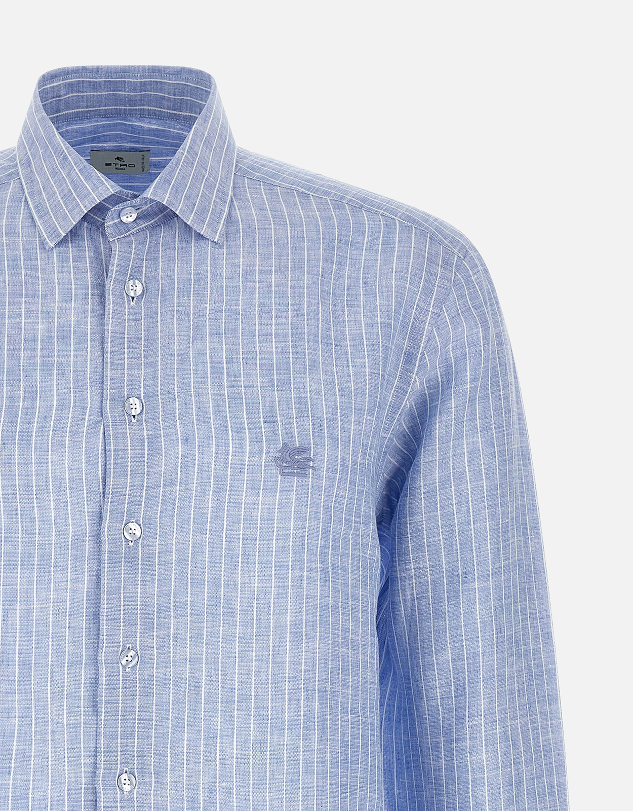 Etro メンズストライプリネンシャツ (すべての新品) IFCHIC.COM