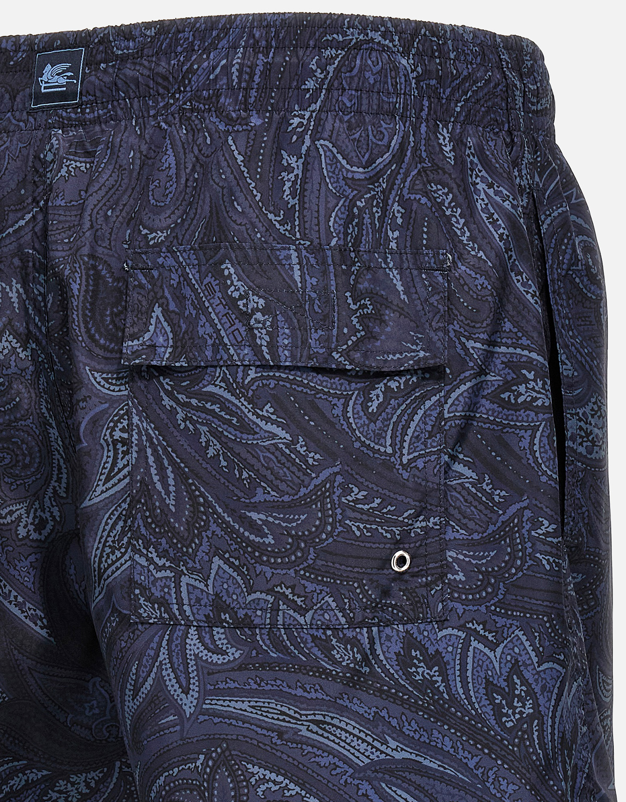 Etro メンズペイズリー技術生地ミディボクサースイムウェア (すべての