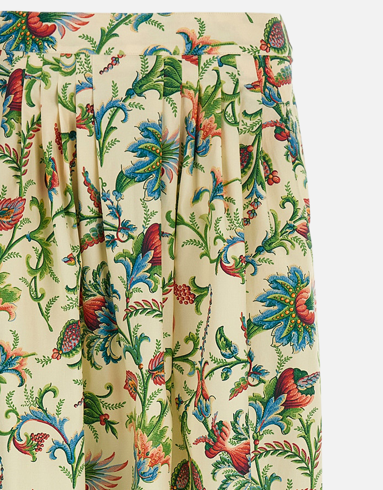 Etro 花柄プリーツコットンマキシスカート (すべての新品) IFCHIC.COM
