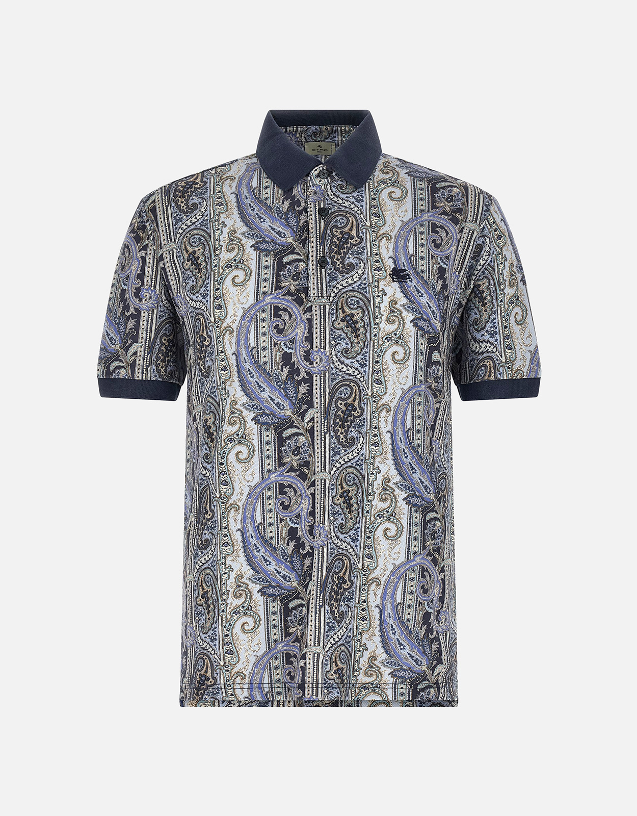 Etro メンズArnıca Paisleyコットンポロシャツ (すべての新品) IFCHIC.COM