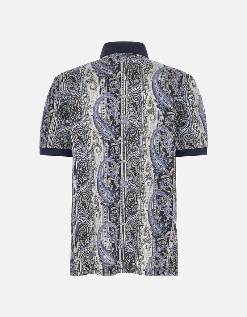 Etro メンズArnıca Paisleyコットンポロシャツ (すべての新品) IFCHIC.COM