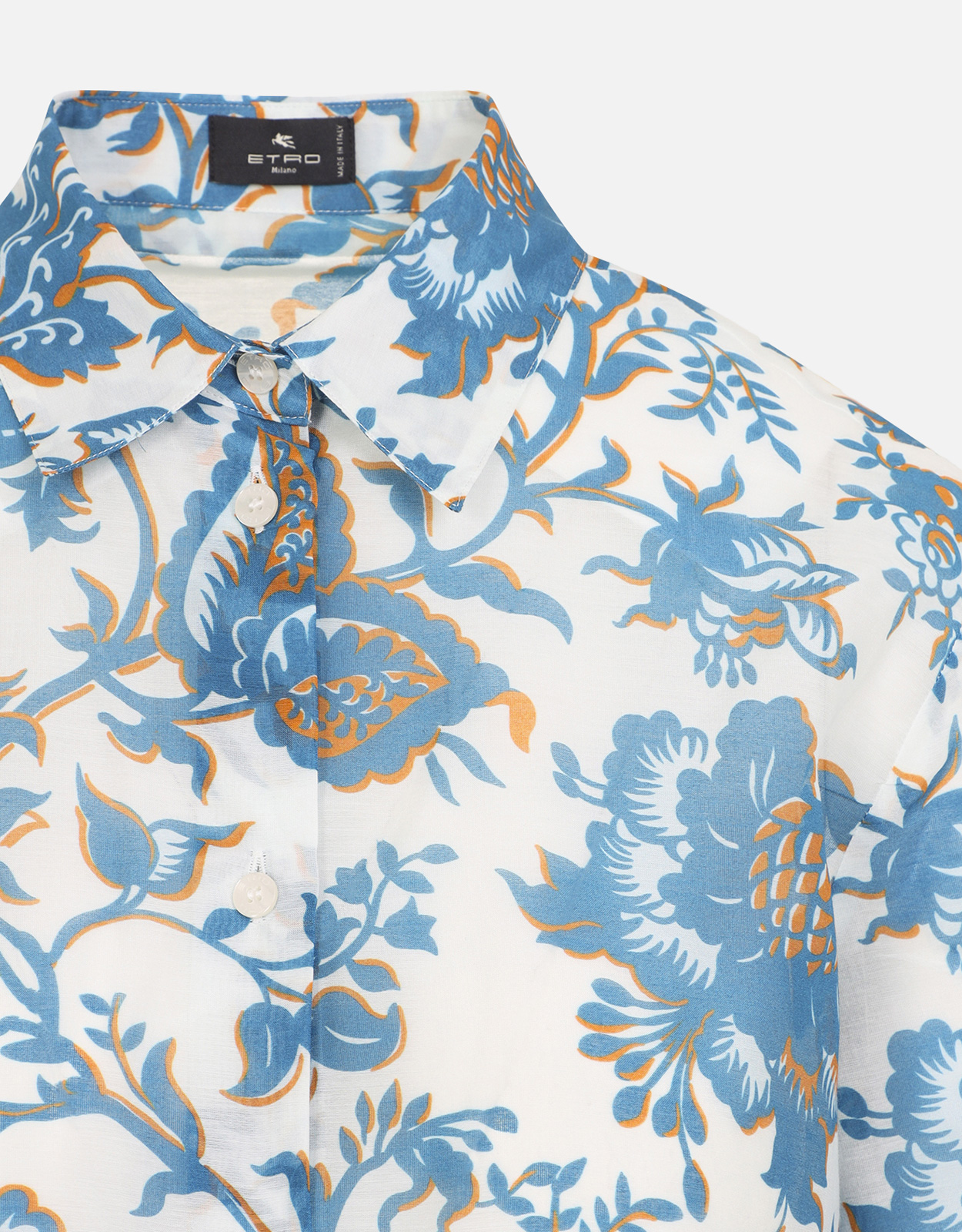 Etro レギュラー コットン シルク シャツ (すべての新品) IFCHIC.COM