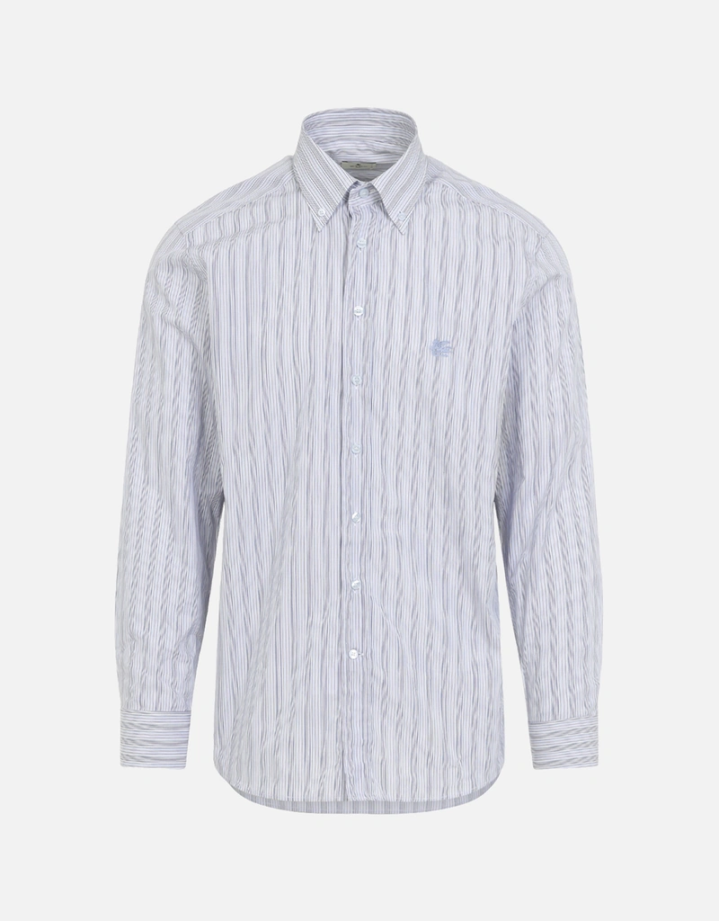 Etro メンズローマロゴコットンシャツ (すべての新品) IFCHIC.COM