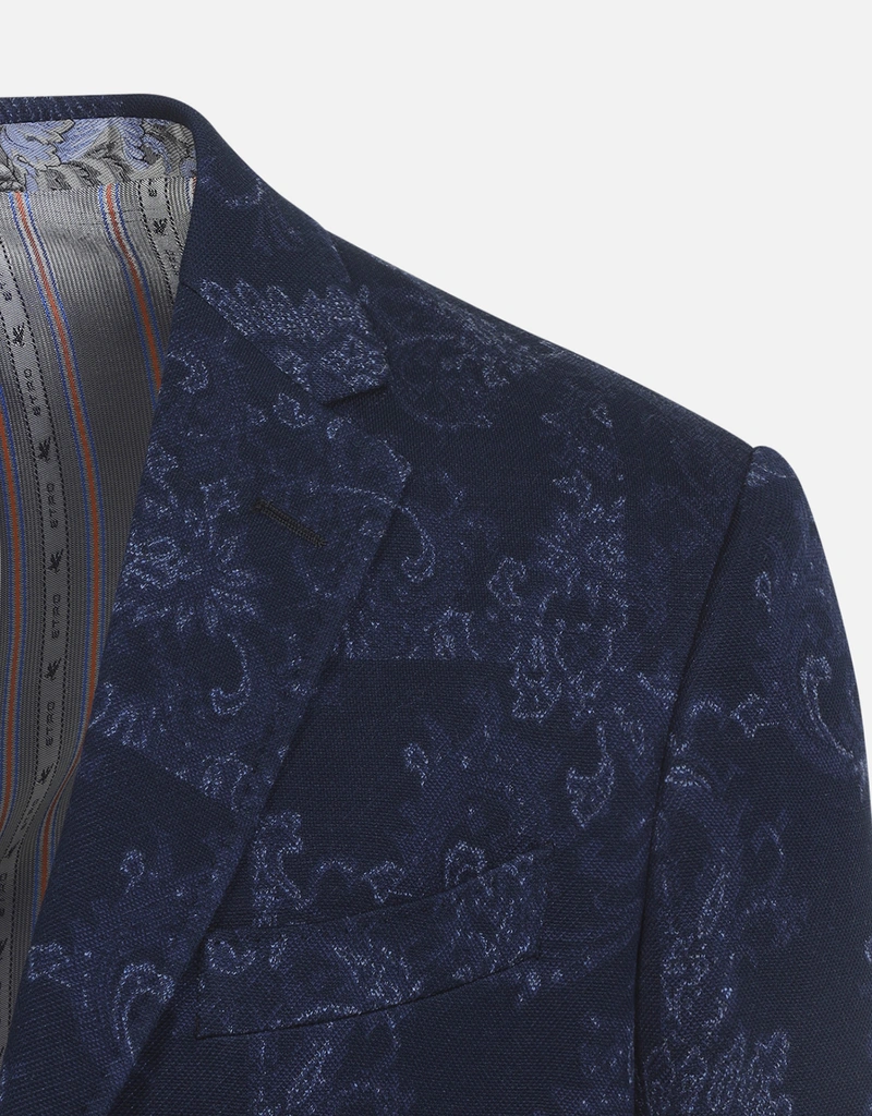 Etro メンズローマコットンジャカードフローラルレギュラーフィット Etro メンズローマコットンジャカードフローラルレギュラーフィット