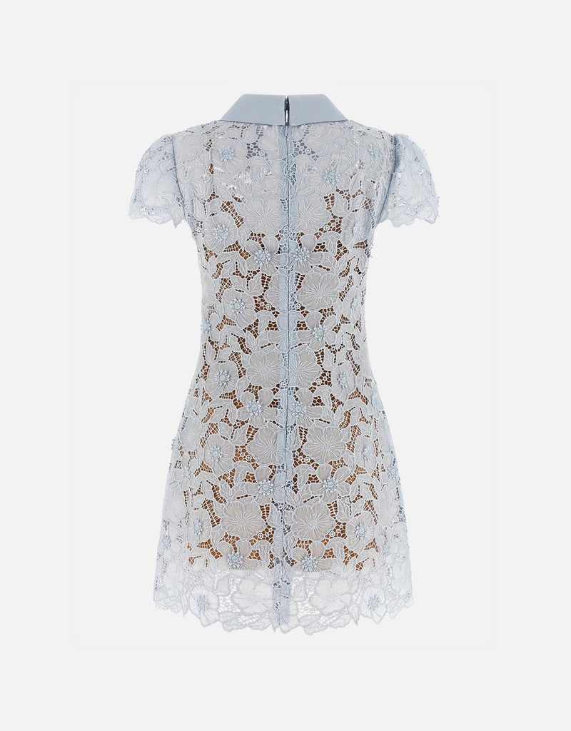 chinese dress ladies Novi Lace Dress 8 / Silk White main image 1
