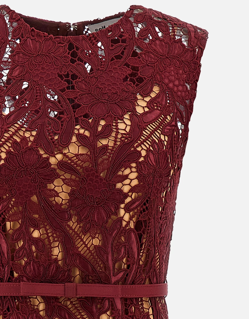 burgundy lace skater dress Shadow Angel Burgundy Dress – ShirtsNThingsAZ main image 1