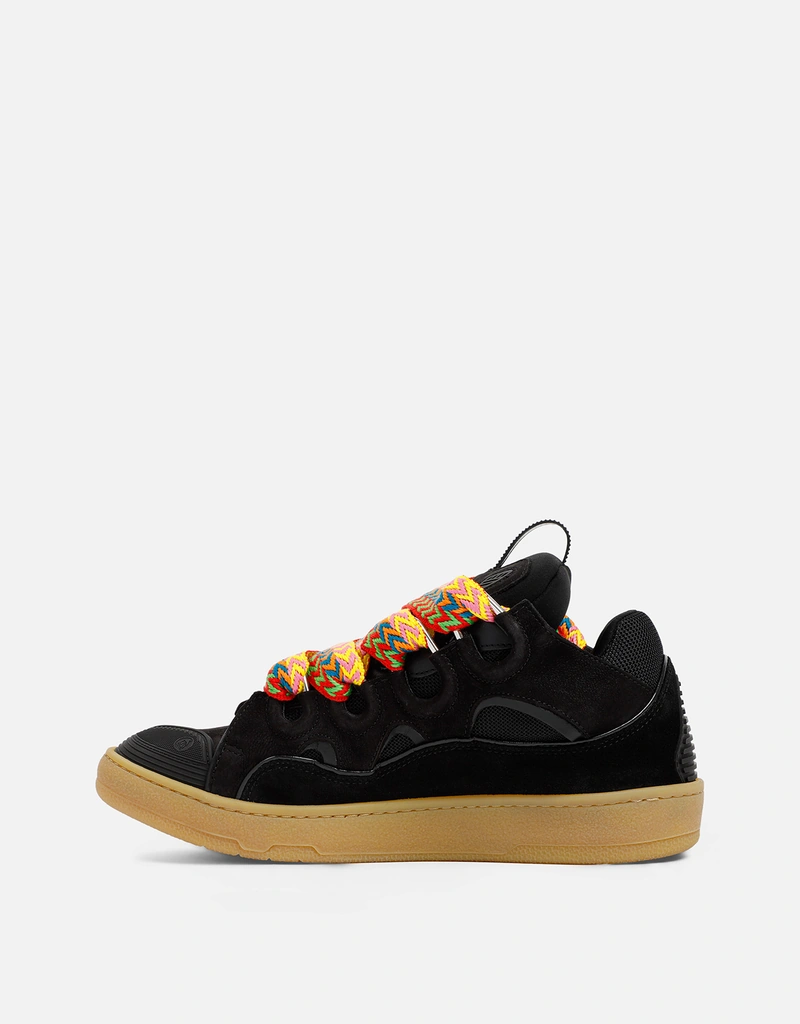 【CVeezy56】　極美品　LANVIN COLLECTION Lanvin ユニセックス レザー カーブ スニーカー (すべての新品