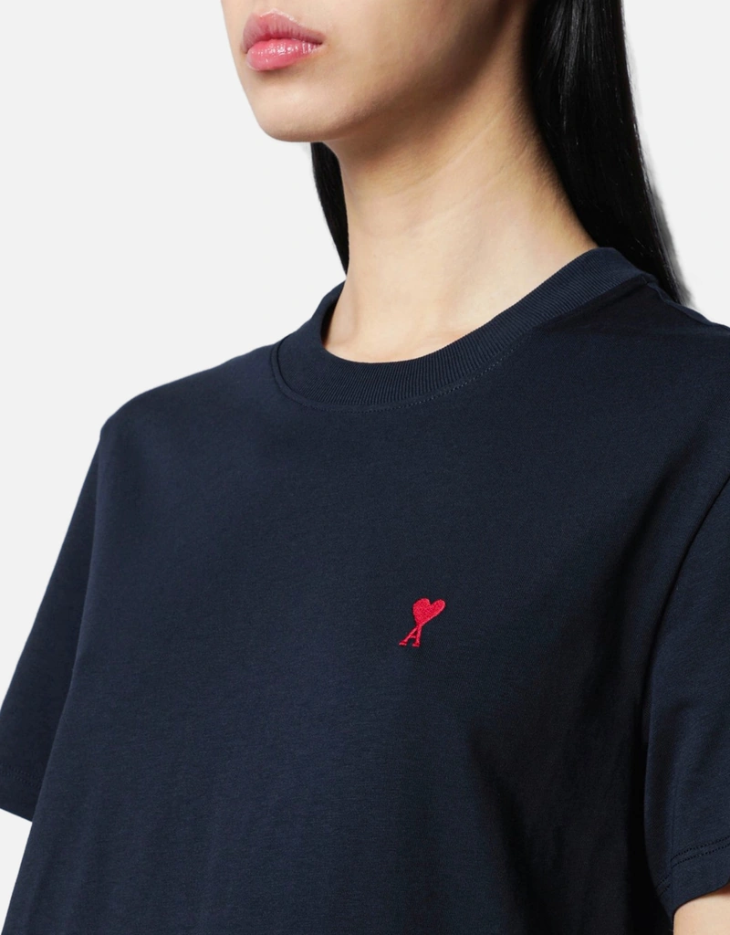 AMI Paris ユニセックスアミデクールコットンTシャツ (すべての新品
