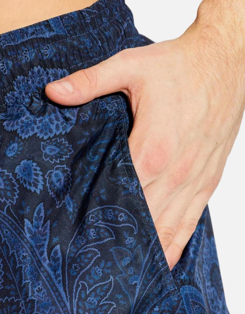 ETRO　総柄スイムショートパンツ　67250607M08N Etro メンズ Floral Paisley スイムショーツ (すべての新品) IFCHIC.COM
