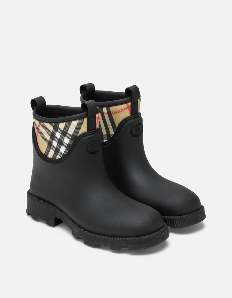 Burberry メンズマーシュスタンプラバーショートブーツ () IFCHIC.COM