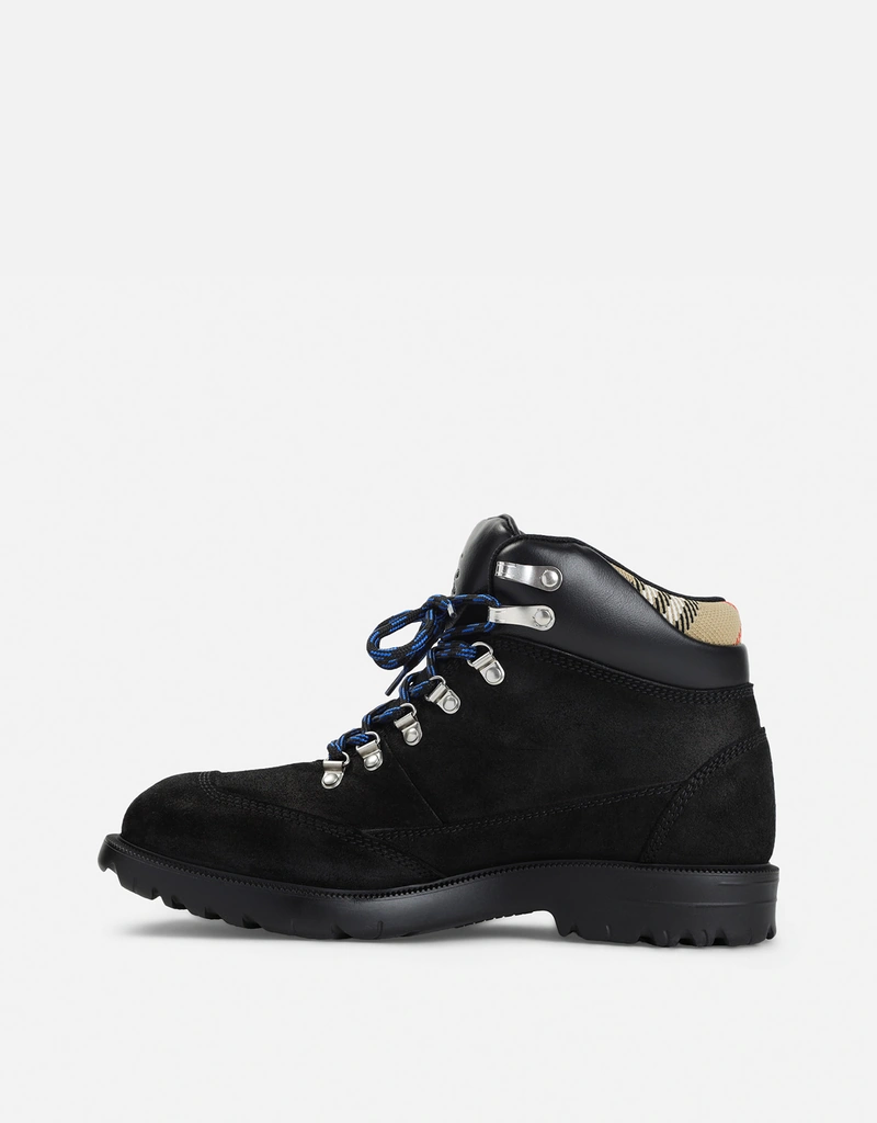 Burberry メンズムーアスエードハイキングブーツ (すべての新品