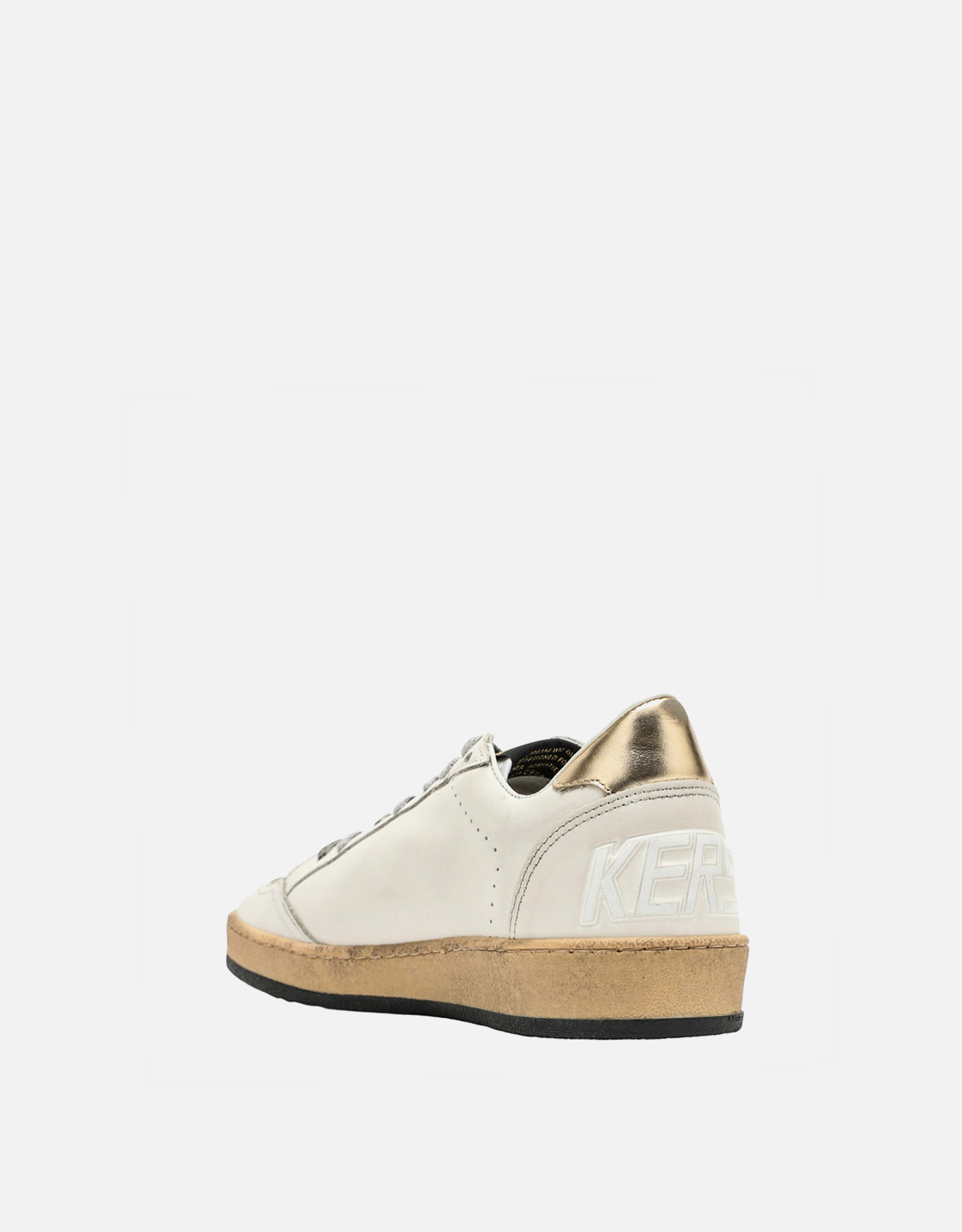 Golden Goose レディース ボールスター レザー スニーカー ゴールド