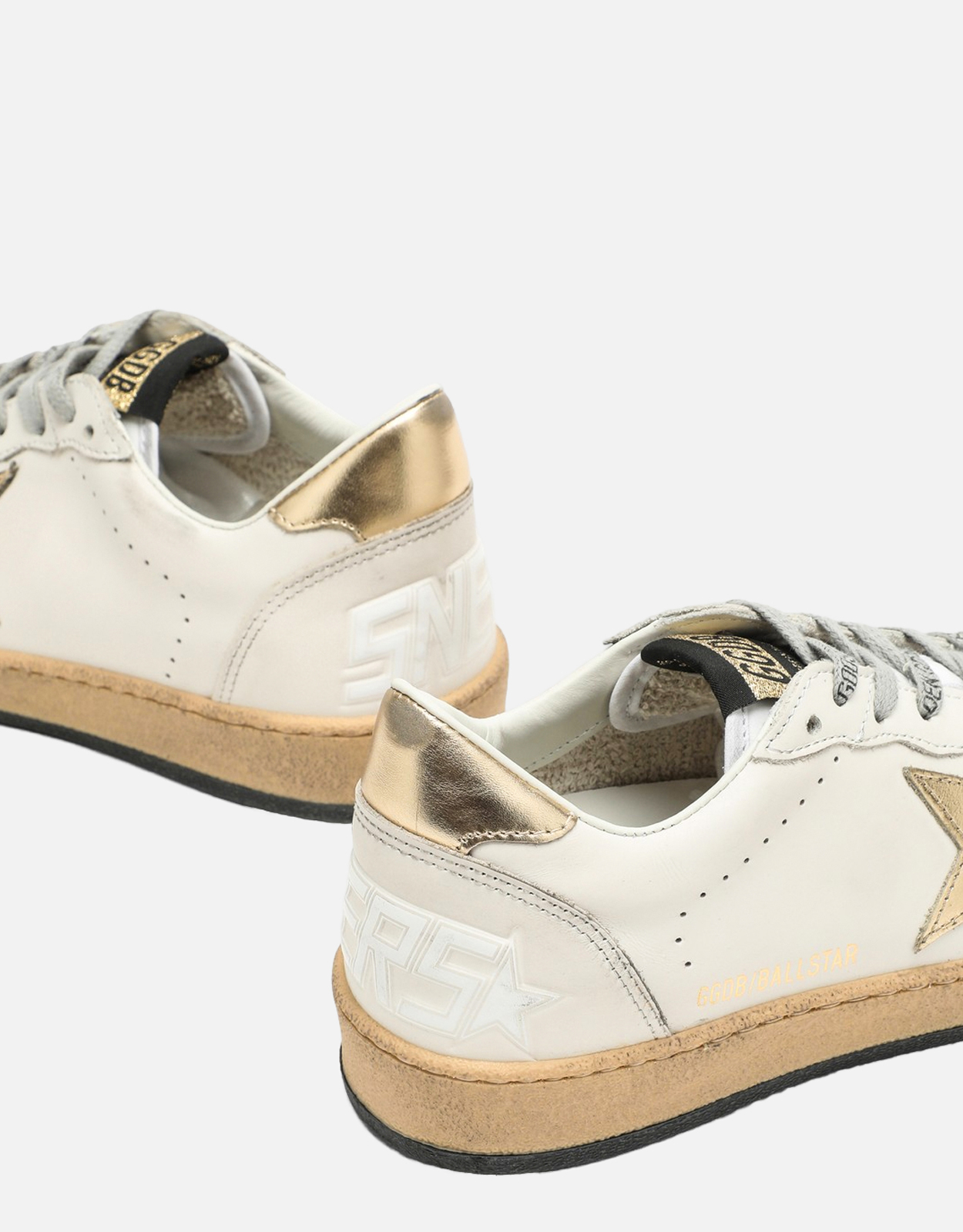 Golden  ホワイト スニーカー ゴールドスター Golden Goose レディース ボールスター レザー スニーカー ゴールド