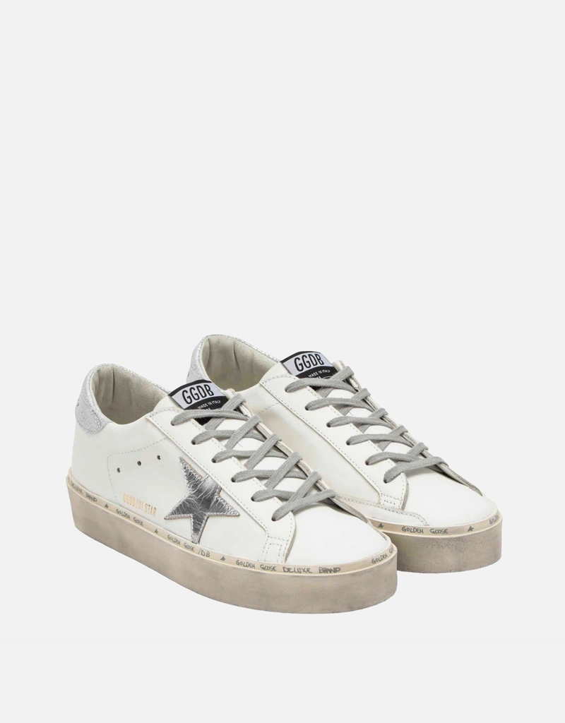 Golden Goose レディース ハイスター レザー クラックルエフェクト
