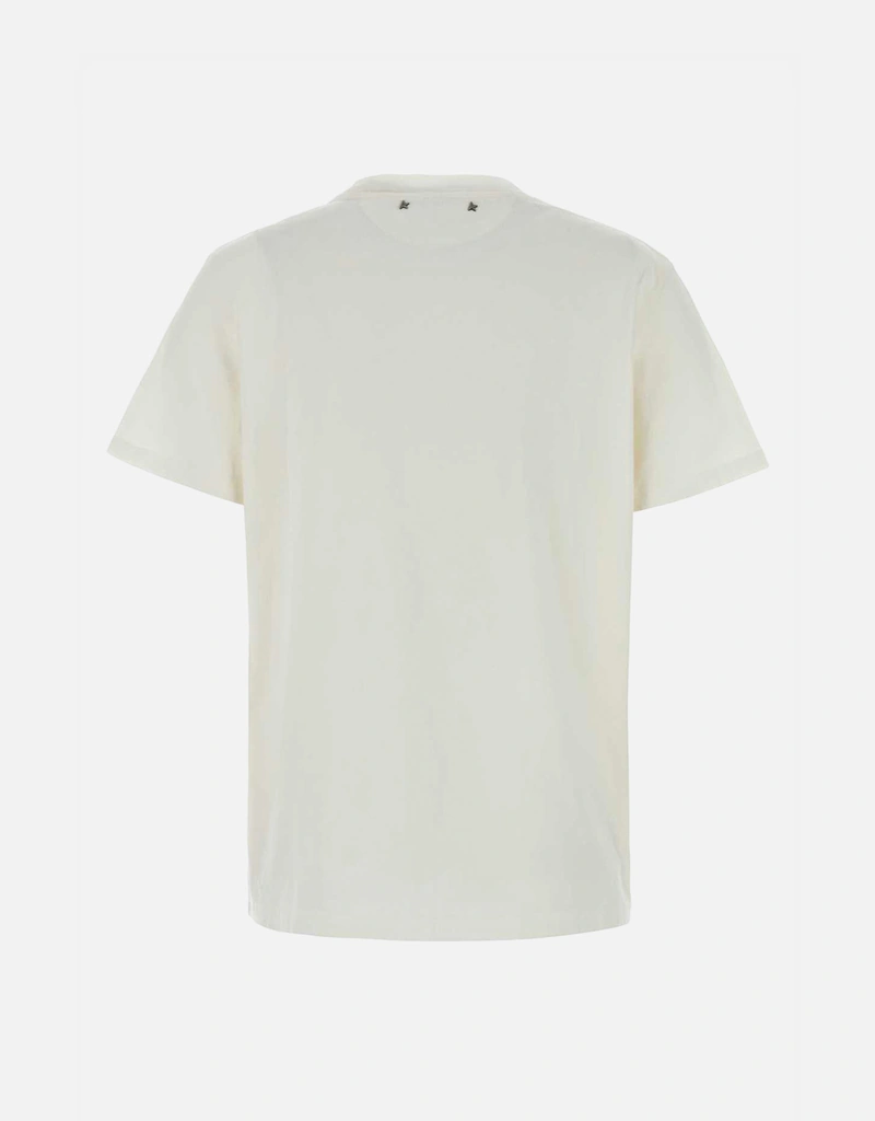 GOLDEN  ホワイト Tシャツ M Golden Goose ホワイトコットンTシャツ (すべての新品) IFCHIC.COM
