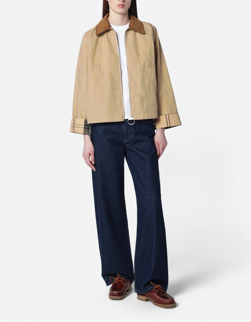 Barbour Catlin Casual Cotton Crop Jacket (All New In) IFCHIC.COM