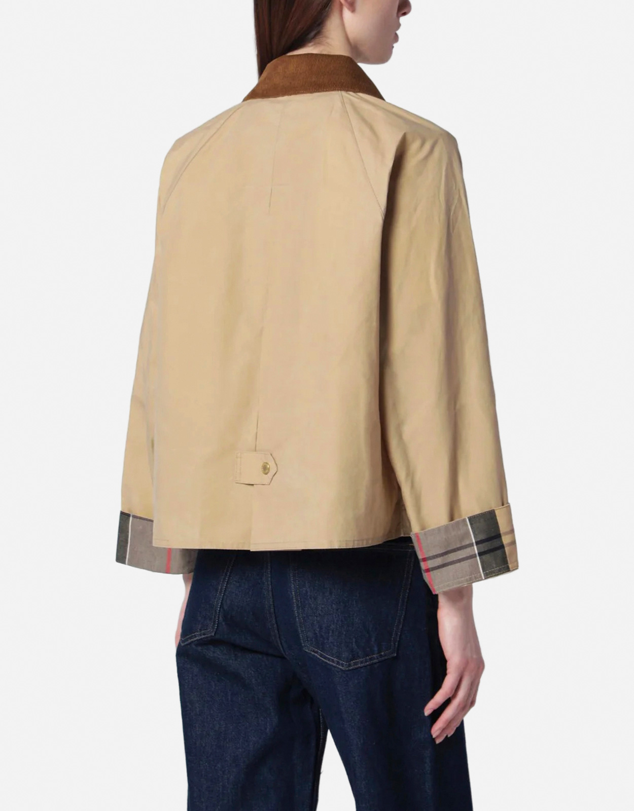Barbour Catlinカジュアルコットンクロップジャケット (すべての新品