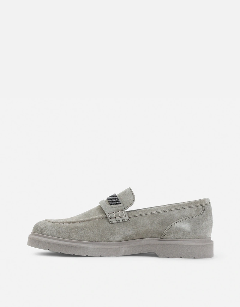 Brunello Cucinelli スエードレザーローファー (すべての新品,シューズ
