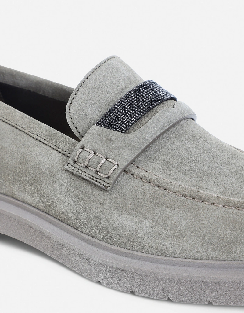 Brunello Cucinelli スエードレザーローファー (すべての新品,シューズ