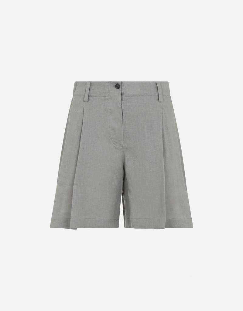 Brunello Cucinelli リネンバミューダパンツ (ショートパンツ) IFCHIC.COM
