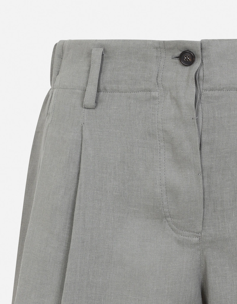 Brunello Cucinelli リネンバミューダパンツ (ショートパンツ) IFCHIC.COM