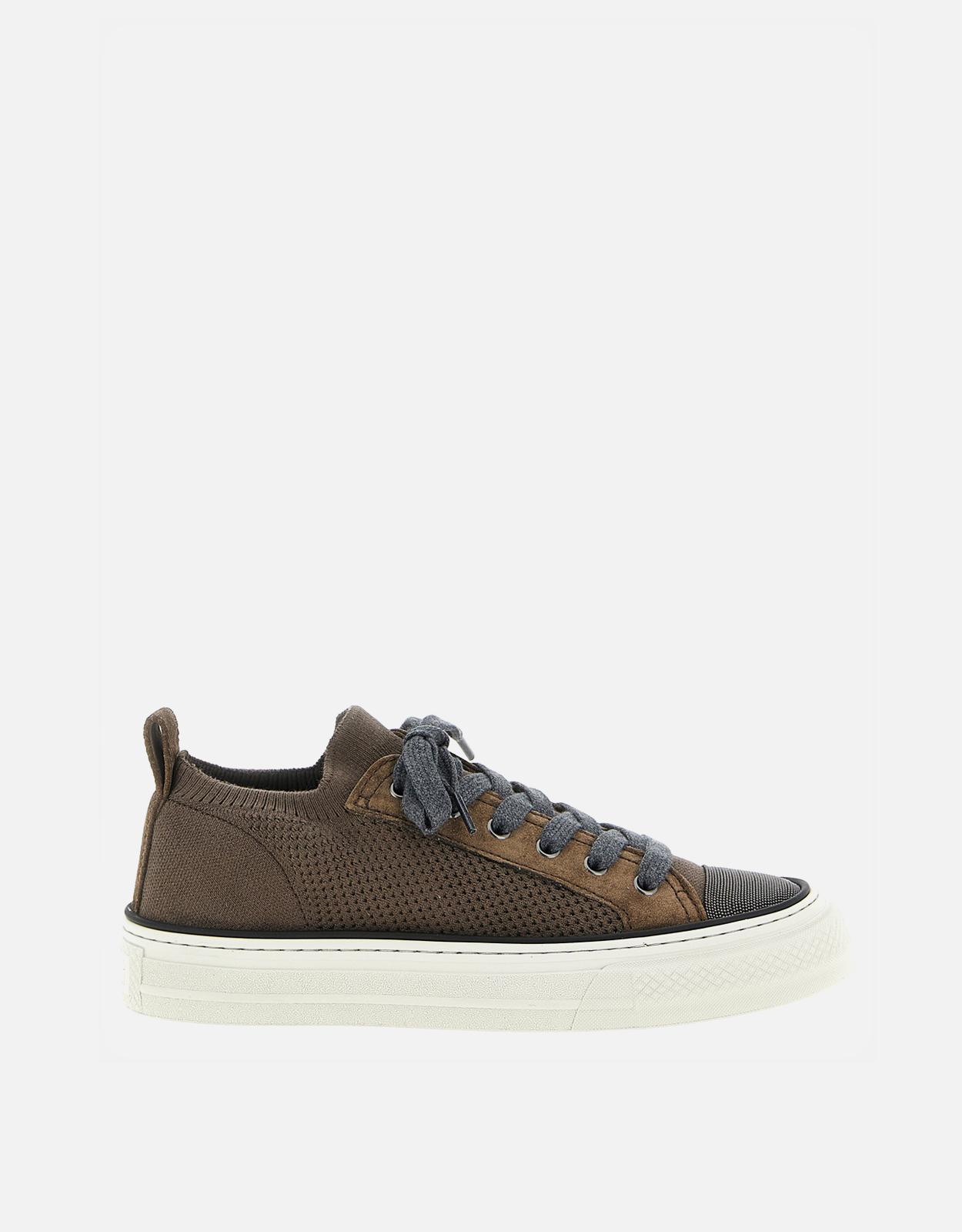 BRUNELLO CUCINELLI☆モニーレシャツ☆お値下げ! Brunello Cucinelli Monili-Tab Suede Sneakers | Sendegaro