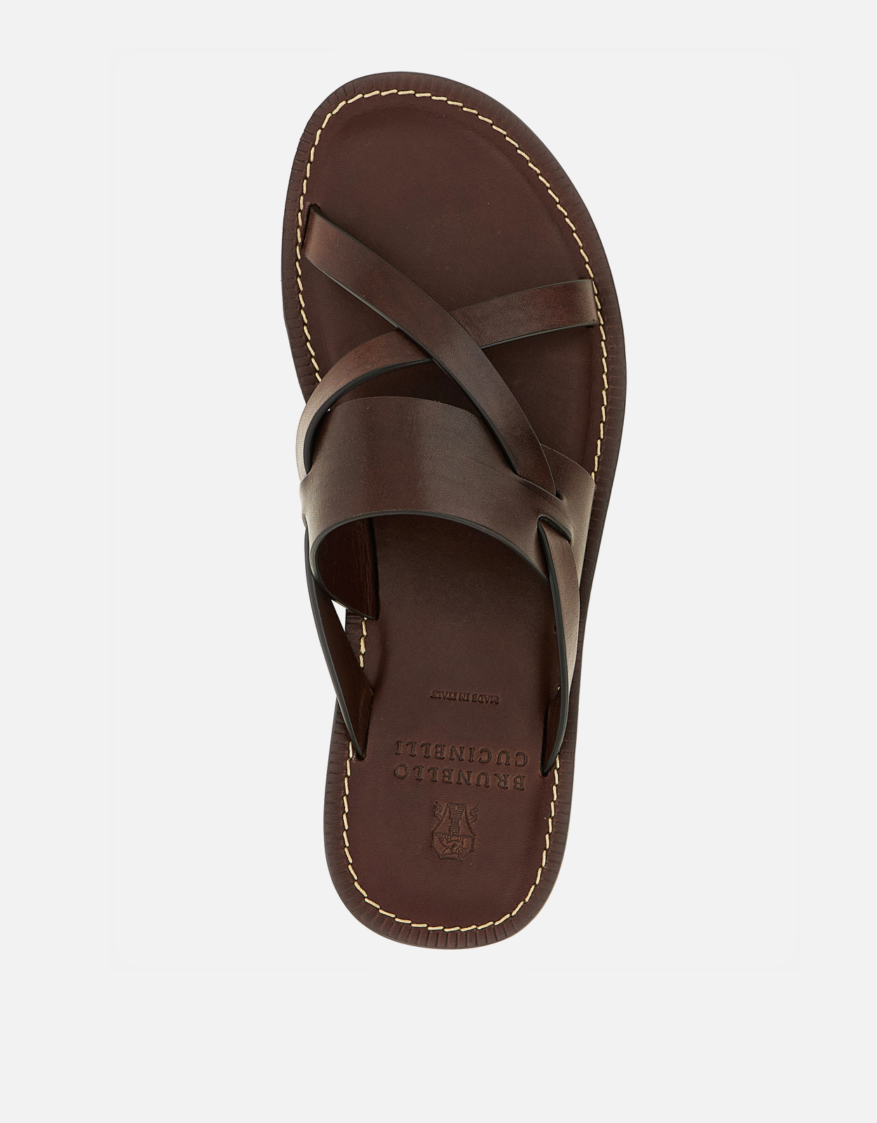 Brunello Cucinelli メンズレザー子牛革サンダル () IFCHIC.COM