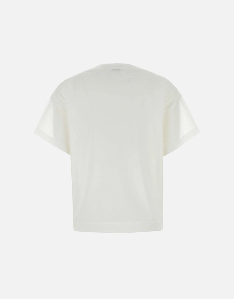 Brunello Cucinelli ホワイトコットンTシャツ (すべての新品) IFCHIC.COM