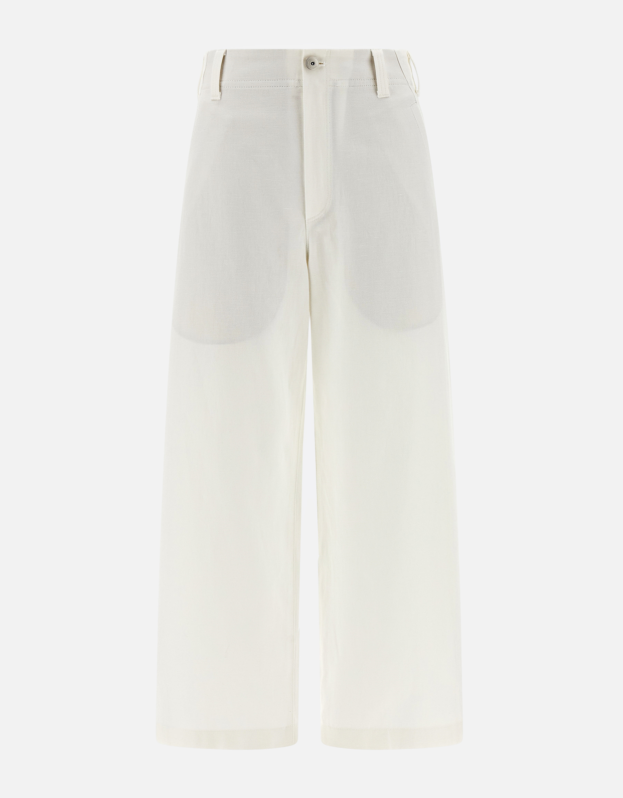 Brunello Cucinelli チノ クロップド コットン リネン ワイド
