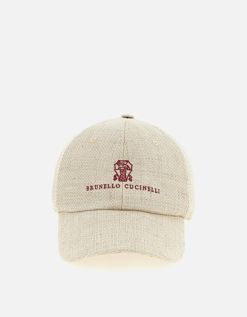 Brunello Cucinelli メンズウール混紡ベースボールキャップ () IFCHIC.COM