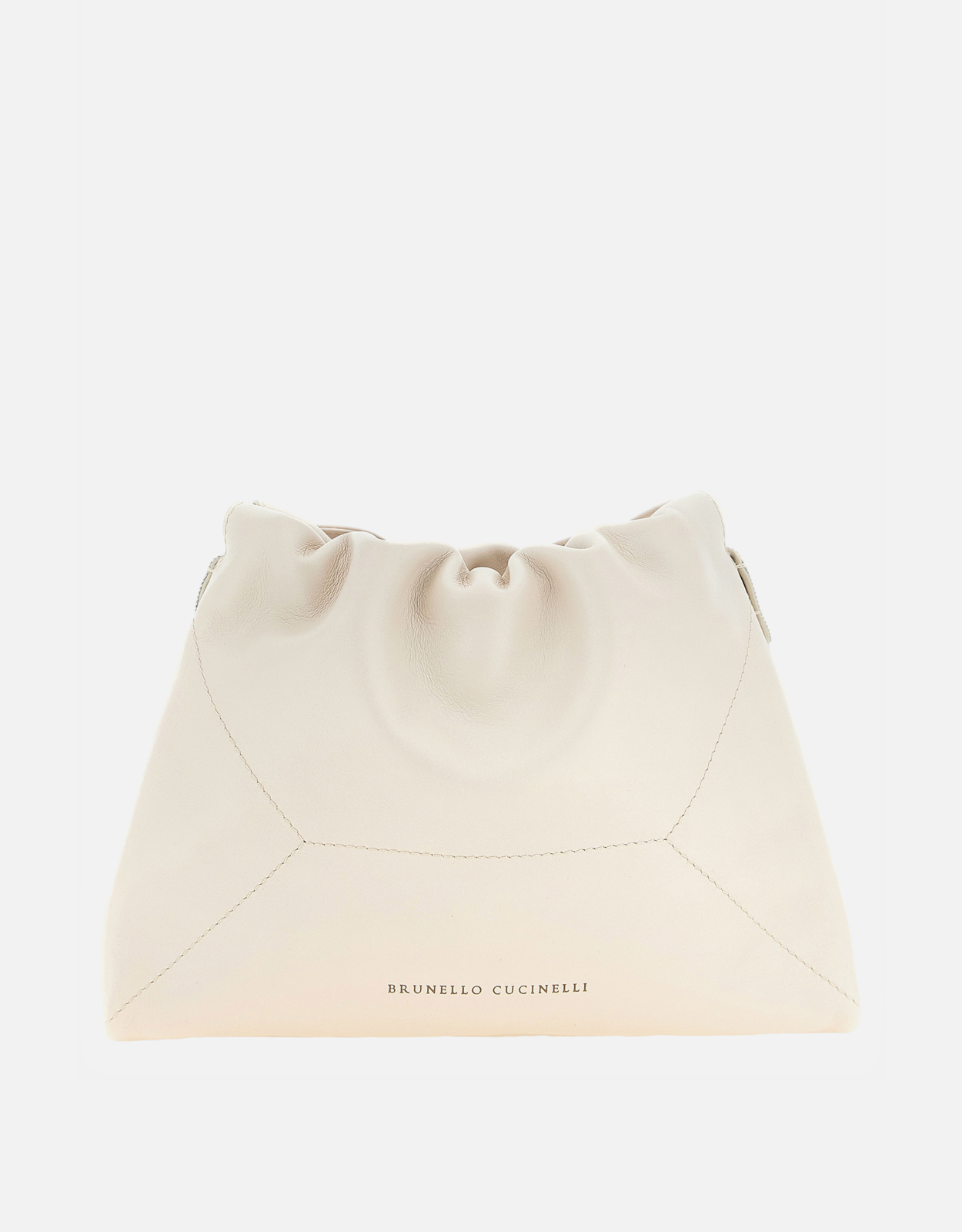 BRUNELLO CUCINELLI Brunello Cucinelli Crossbody Bag Leather Nappa Geometric Stitching　ブルネロ・クチネリ クロスボディバッグ レザー ナッパ 幾何学模様のステッチ