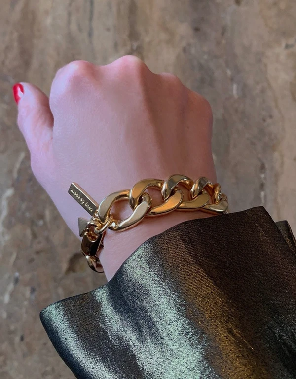 Coup De Coeur London Gold Chunky Chain Bracelet