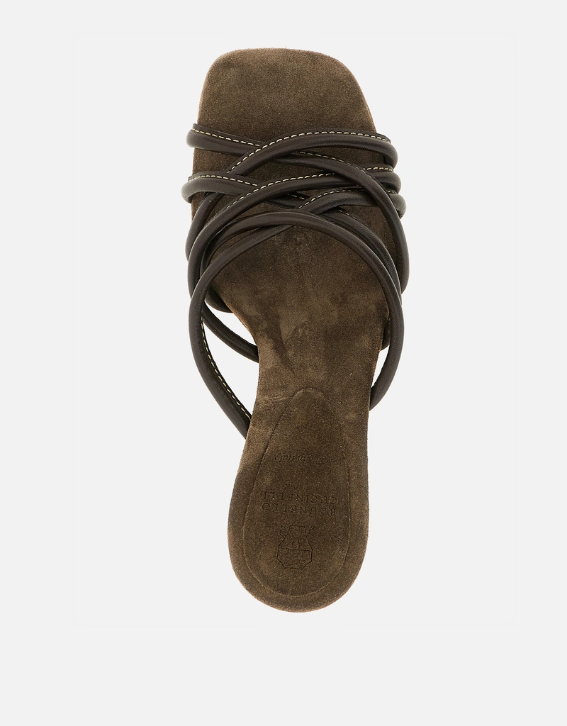 BRUNELLO CUCINELLI スポーツサンダル Brunello Cucinelli レザーサンダル () IFCHIC.COM
